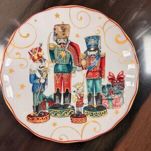 William Sonoma Twas the Night Before Xmas salad plate
